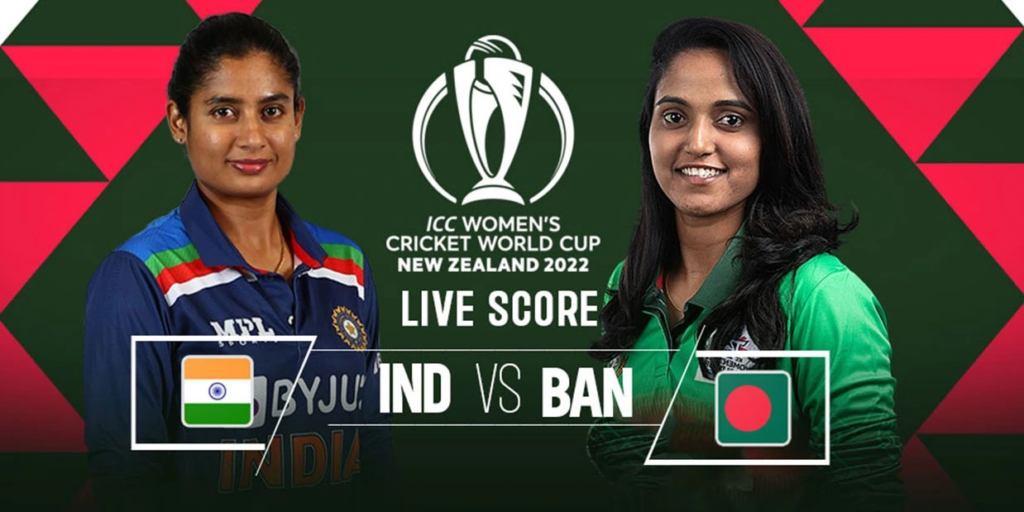 22nd Match in Women world cup, a face-off between India women vs Bangladesh women Seddon Park, Hamilton. India vs Bangladesh – ICC Women’s World Cup 2022.