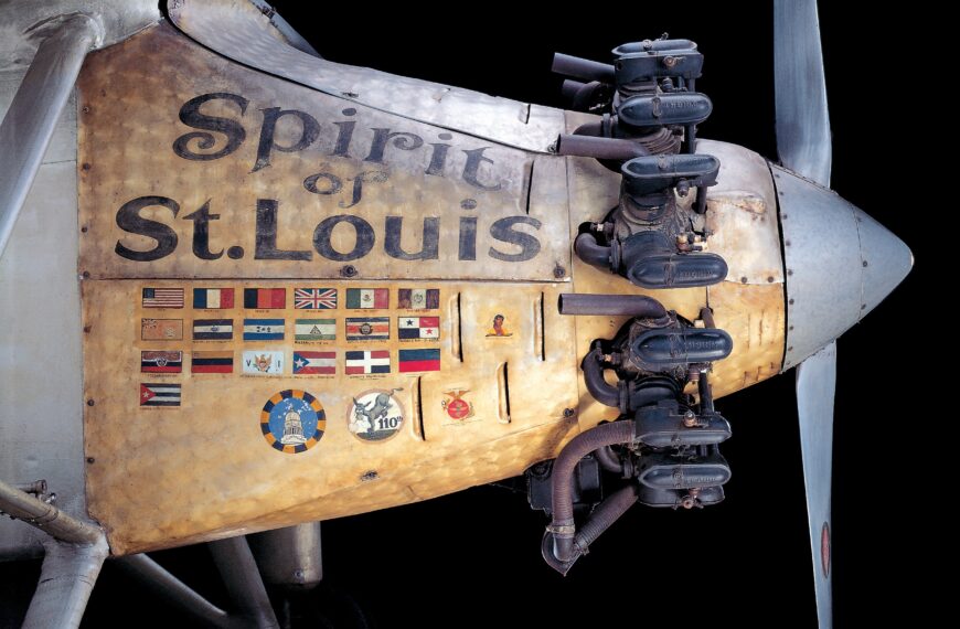 Spirit of St Louis is a solo airplane which flew from New York City to Paris, France. The flight has fully loaded with fuel since it needed 10 gallons of gasoline per hour to fly around.