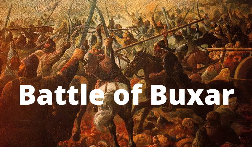 In 1764, the Battle of Buxar was pivotal combat between the English army and the Bengal Nawab, Mir Kasim, Shah Alam II, & the Mughal Emperor’s united army.