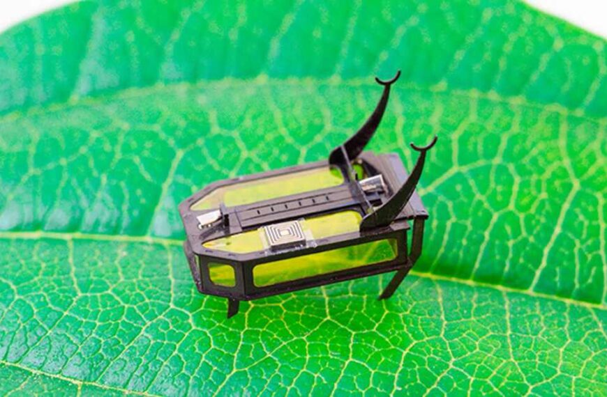 Methanol fuel gives this little robot beetle the freedom to grow