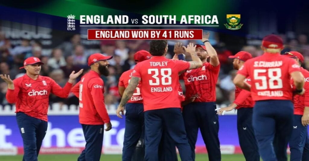 ENG Vs SA, 1st T20I: England Beat South Africa By 41 Runs