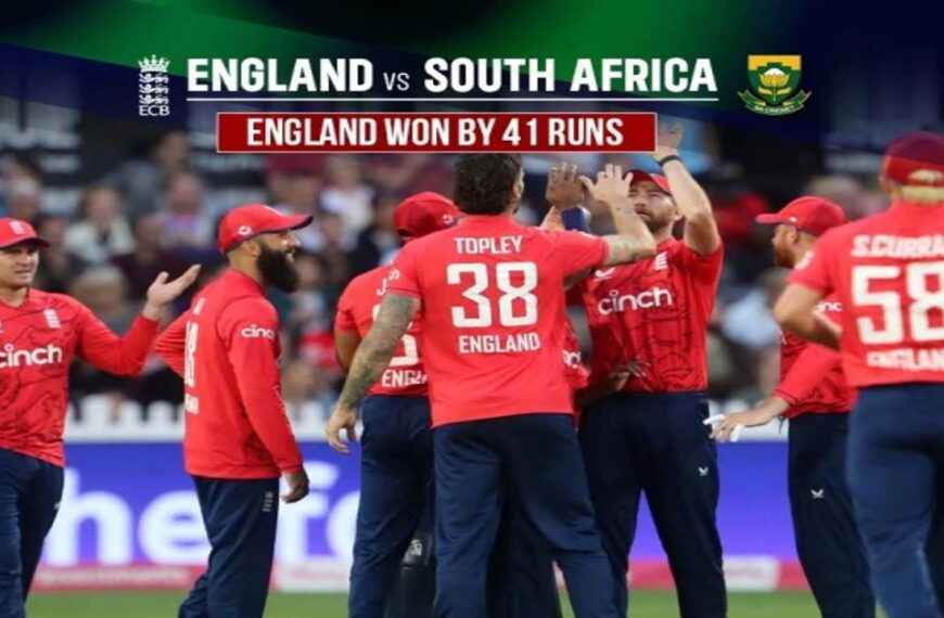 ENG Vs SA, 1st T20I: England Beat South Africa By 41 Runs