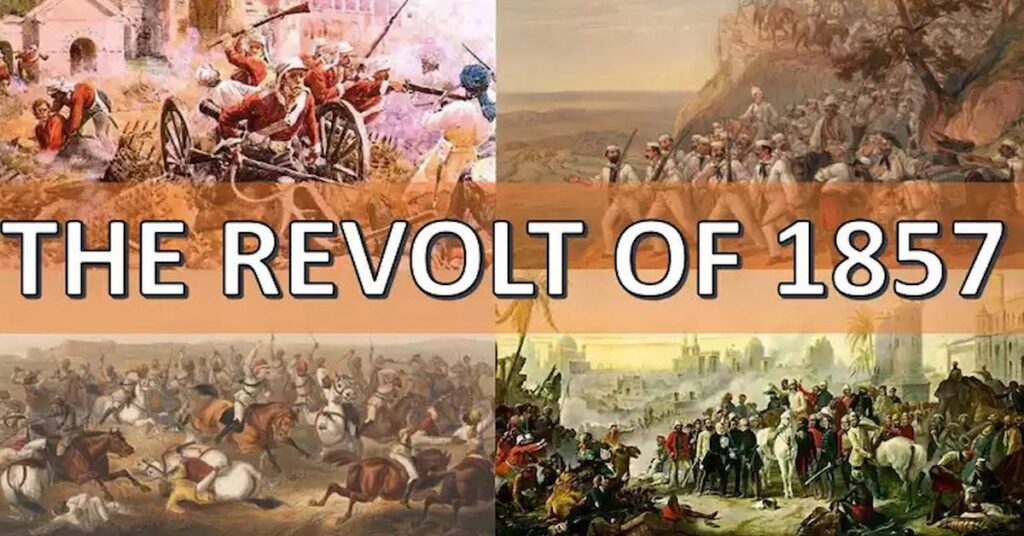 The Great Revolt of 1857 and its main causes